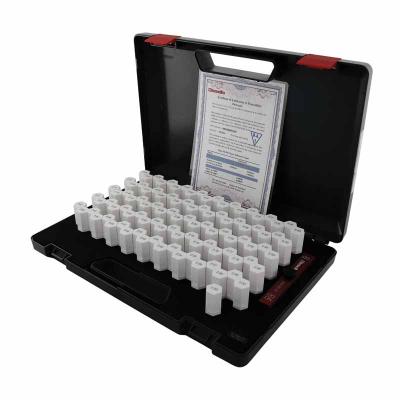 Prøvestiftsæt 7,00-8,00 mm med stigning 0,01 mm toleranceklasse 2 (±0,002 mm)